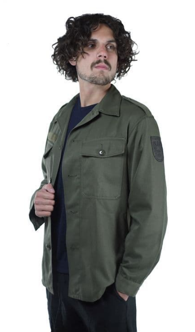 Austrian Heavyweight Olive Green Shirt